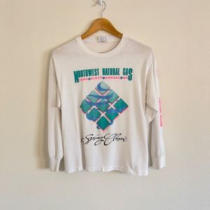 Vintage Northwest Natural Gas Annual 8K Long Sleeve Shirt